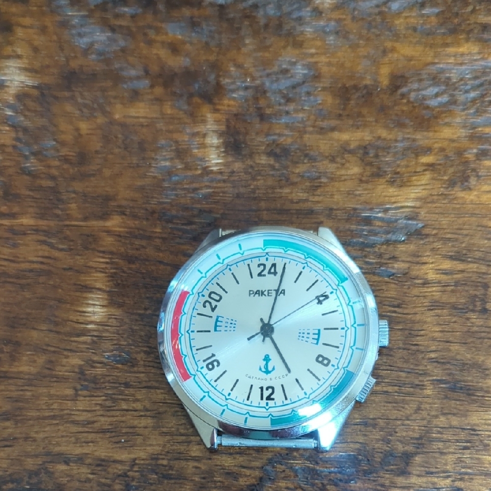 Paketa Silver and White Watch